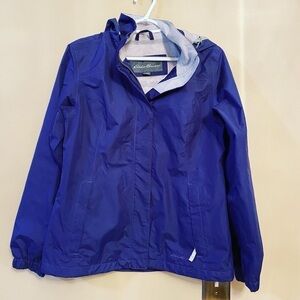 Eddie Bauer weather Edge purple lightweight jacket small
